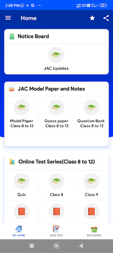 JAC Board Model Paper 2024-25 Screen 2