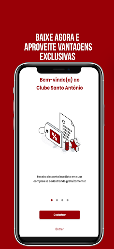 Android application Clube Santo Antônio screenshort