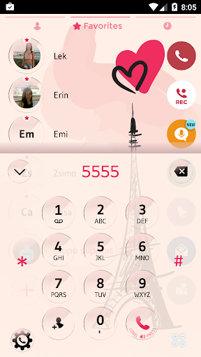 Theme Dialer Glass Paris Screenshot 2 - AppWisp.com