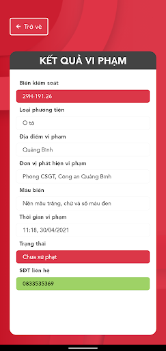 GT Phạt Nguội Screen 3