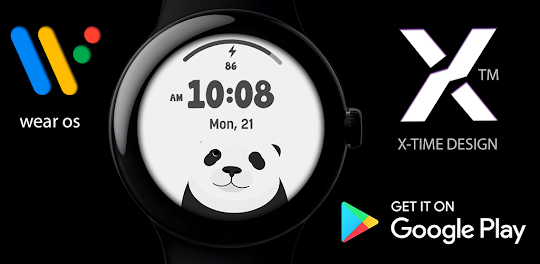 Minimal Panda Watch Face