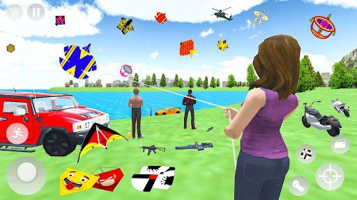 Android application Indian Bike Driving& Kite Game screenshort