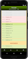 screenshot of Bible Reading Schedule