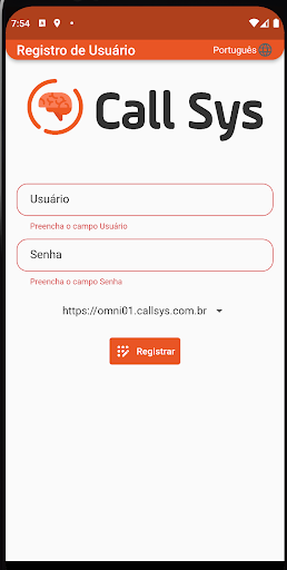 CallSys Screen 2
