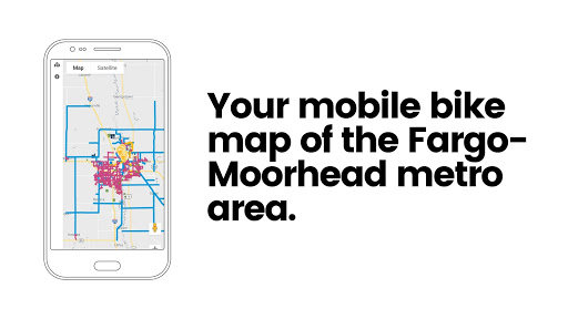 Android application Fargo Moorhead Bike Map screenshort