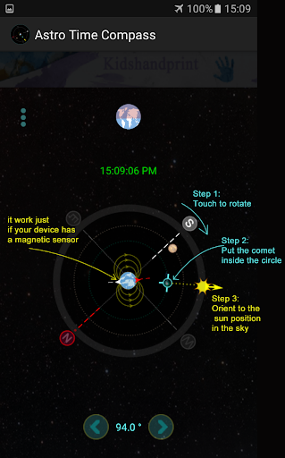 AstroTime Compass Screen 2
