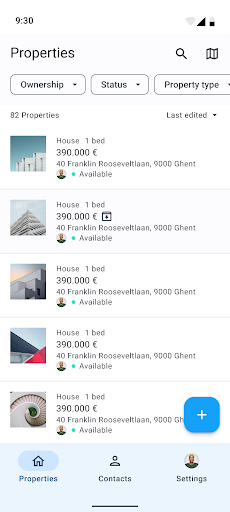 Android application SweepBright screenshort
