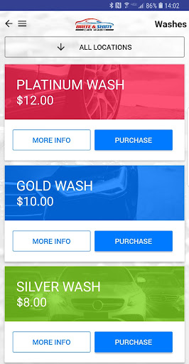 Brite & Shiny Car Wash Screen 3