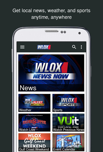 Screenshot of WLOX Local News