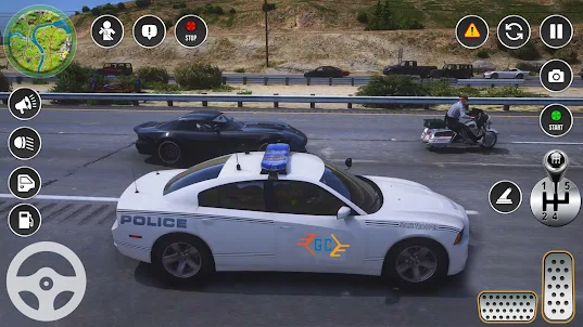 русская полицейская машина sim
