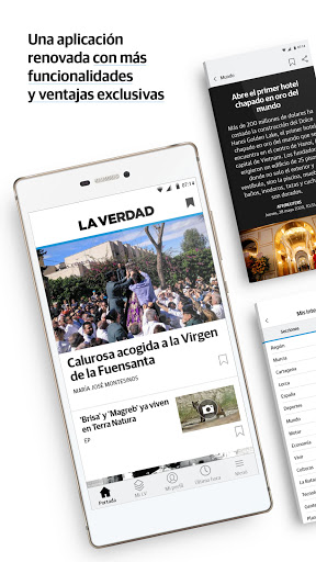 Vista previa de la aplicación