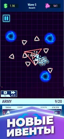 Game screenshot The Pulsar: idle army defense hack