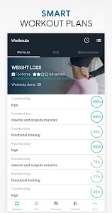 Fitness Online - weight loss workout app with diet 2.14.0 (Unlocked) (All in One)