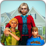 Cover Image of Download Virtual Family Happy Granny Sim: Granny as Nanny 1.2 APK