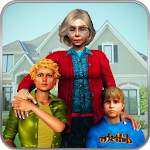 Cover Image of ダウンロード Virtual Family Happy Granny Sim: Granny as Nanny 1.2 APK