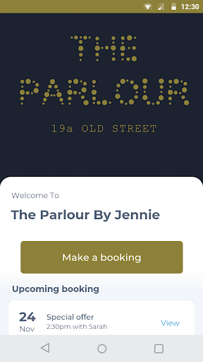 Android application The Parlour By Jennie screenshort