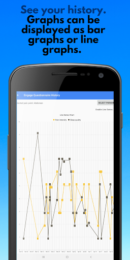 Android application I-Engage Pain Management screenshort