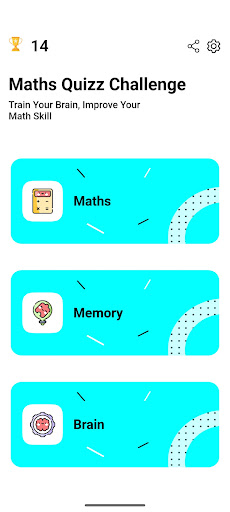 Maths Quizz Challenge Screen 2