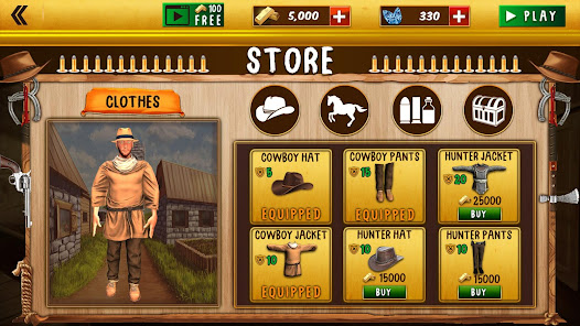 Western Cowboy Gun Shooting Fighter Open World  screenshots 18
