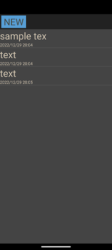 Easy Notepad Screen 2