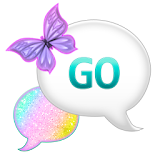 GO SMS - Pastel Glitter Sky icon