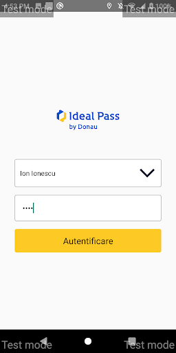 Android application IdealPass screenshort