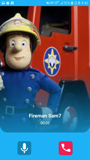 Android application Fireman Sam Video Call, chat screenshort