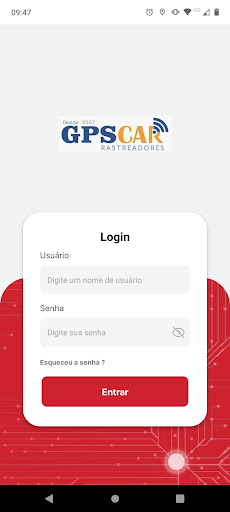 Android application GPSCAR screenshort