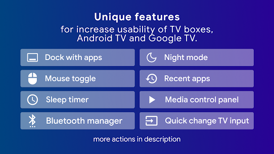 tvQuickActions Pro MOD APK (وصله‌شده/کامل) 1