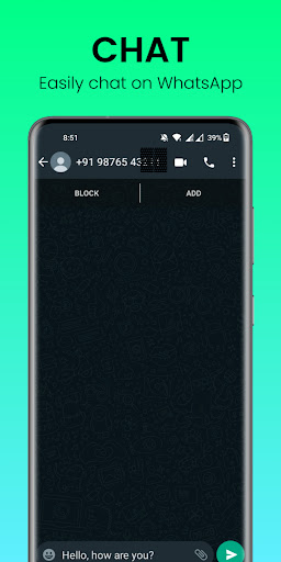 WhatsDirect+ - Click to chat Screen 2