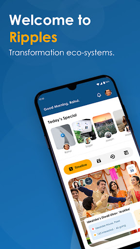 Android application Ripples screenshort