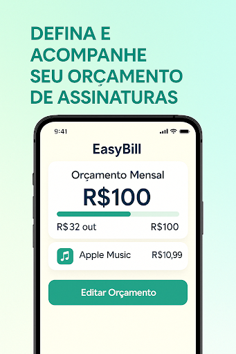 Visualização do aplicativo