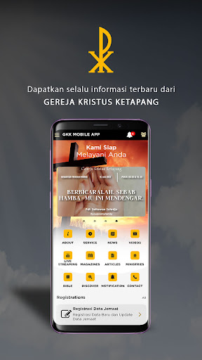 Android application Gereja Kristus Ketapang screenshort