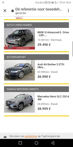 Used cars for sale Belgium