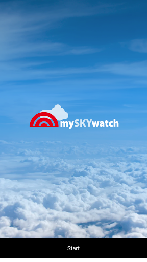 Android application mySKYwatch - búrky v 3D & AR screenshort