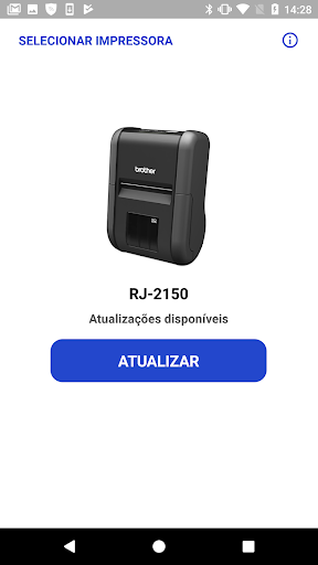 Visualização do aplicativo