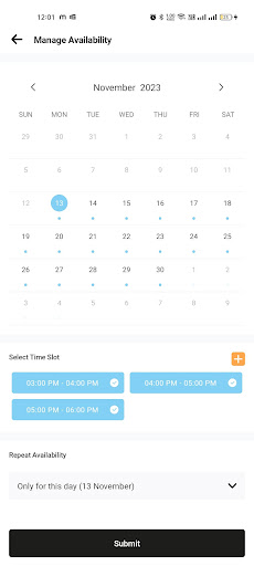 ByTheOur: Service pros, Rental Screen 3
