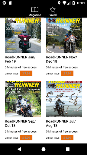 RoadRUNNER Screen 2