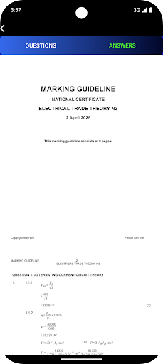 TVET Electrical Trade Theory Screenshot 2 - AppWisp.com