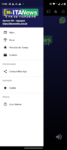 Android application Itanews FM - Itapagipe screenshort