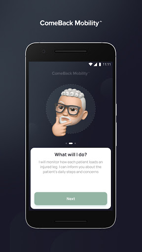 Android application ComeBack Mobility - Doctor screenshort