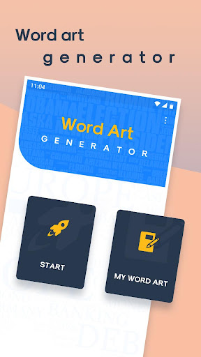 Android application Word Art Generator screenshort