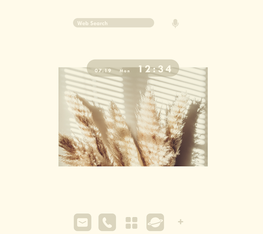 Android application Plume Reed Theme +HOME screenshort