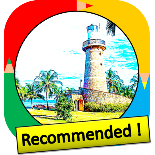 Color by Number - lighthouse  Icon