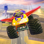 Cover Image of Download Offroad Flying Monster Truck Driving 1.5 APK