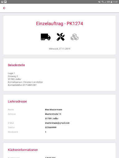 hey.kitchen Montage-App