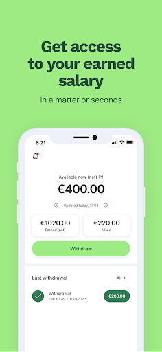 Android application Viacurrent screenshort