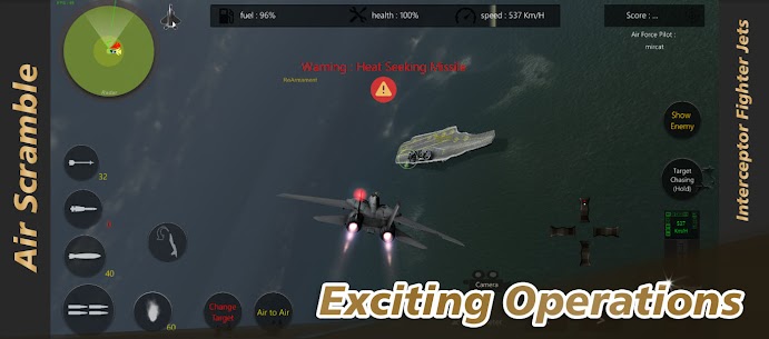 Air Scramble Interceptor Fighter Jets v1.9.0.10 Mod Apk (Unlimited Gold/Cash) Free For Android 5
