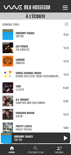 Android application Wave Radio screenshort