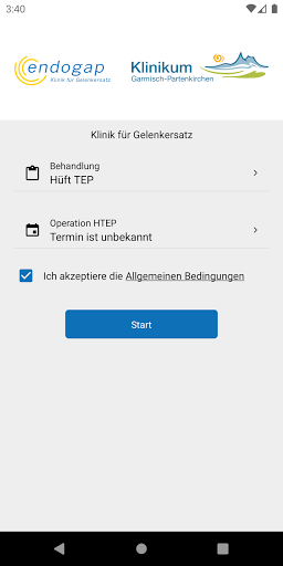 Android application endogApp screenshort